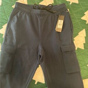 Leg3nd Men’s Navy Cargo Joggers